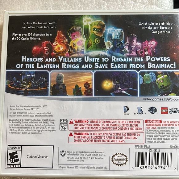 Nintendo 3DS Lego Batman 3: Beyond Gotham Video Game - Picture 2 of 2